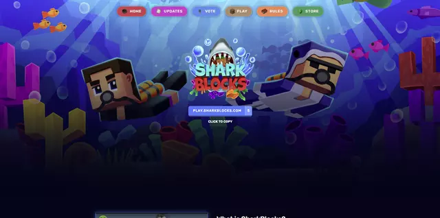 SharkBlocks' website